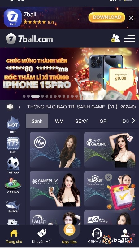 Casino live với nhiều sảnh chơi nổi tiếng thu hút cược thủ