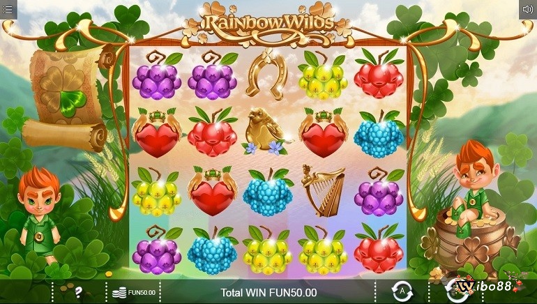 Âm thanh và đồ hoạ sống động trong trò chơi slot Rainbow Wilds Hot tạo nên một trải nghiệm chơi game đầy màu sắc và hấp dẫn