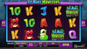 So Many Monsters: Slot về quái vật ấn tượng RTP 96,22%