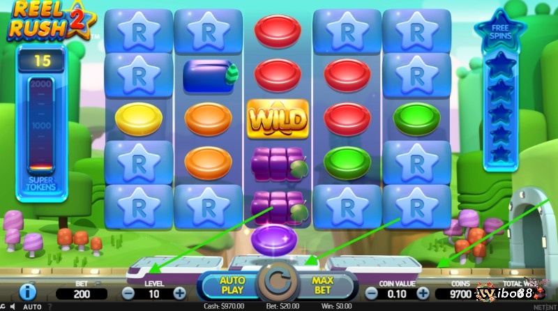 Cách chơi Reel Rush 2 Hot Slot cực kỳ đơn giản